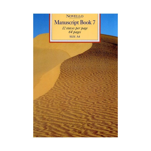 Novello Manuscript Book 7: A4 - Spiral Bound