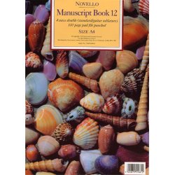 Novello Manuscript Book 12: A4 (Standard/Tab)