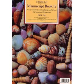 Novello Manuscript Book 12: A4 (Standard/Tab)