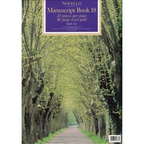 Novello Manuscript Book 18: A3 - Score