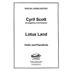 Scott: Lotus Land for Violin And Piano