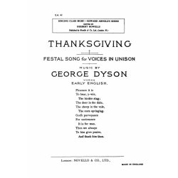 George Dyson: Thanksgiving