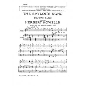 Herbert Howells: The Saylor's Song