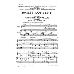 Herbert Howells: Sweet Content