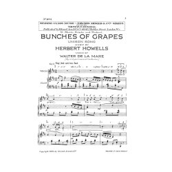 Herbert Howells: Bunches Of Grapes