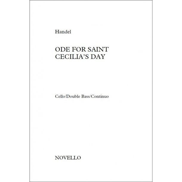 Ode For Saint Cecilia's Day (Cello, Double Bass and Continuo)