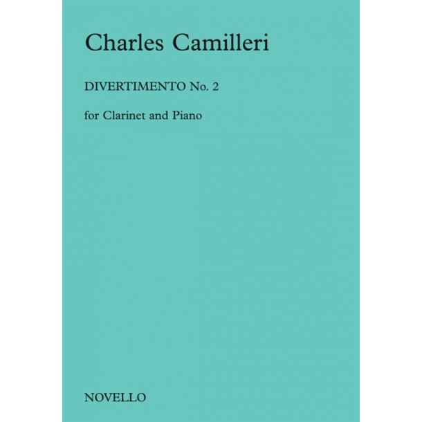 Camilleri: Divertimento No.2 for Clarinet and Piano