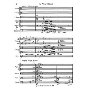 Herrmann: Portrait Of Hitch (Study Score)