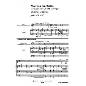 Kenneth Leighton: Jubilate Deo From Morning Canticles