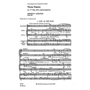 Kenneth Leighton: Three Psalms Op.54