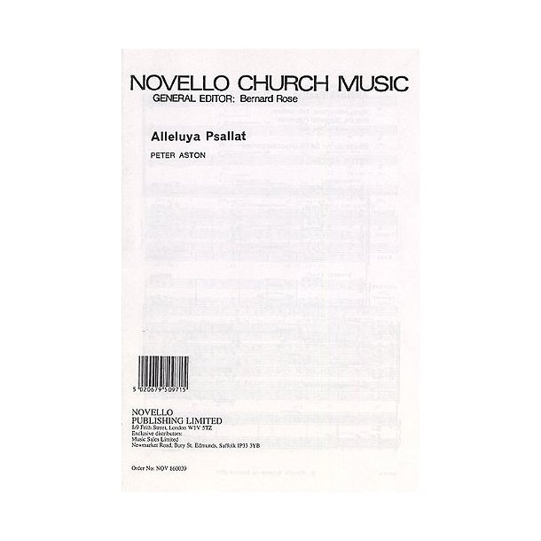 Peter Aston: Alleluya Psallat