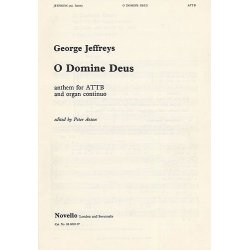 George Jeffreys: O Domine Deus/O Deus Meus