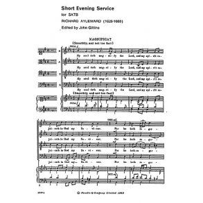 Richard Ayleward: Short Evening Service (SATB)
