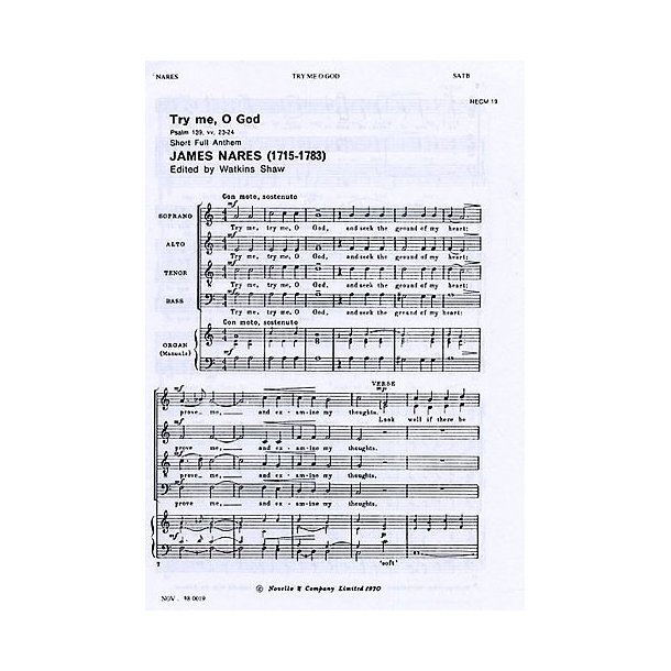 James Nares: Try Me, O God