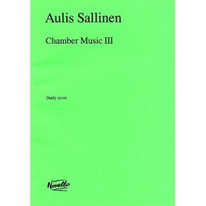 Aulis Sallinen: Chamber Music III (Study Score)