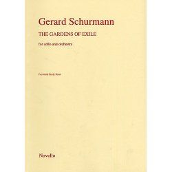 Schurmann The Gardens Of Exile Vlc/orch F/s