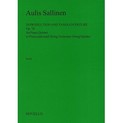 Aulis Sallinen: Introduction And Tango Overture (Score)