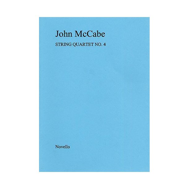 John McCabe: String Quartet No. 4 (Score)