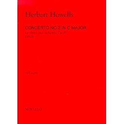 Herbert Howells: Piano Concerto No.2 In C Major Op.39 (Score)