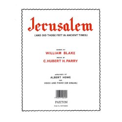 C. Hubert Parry: Jerusalem (Voice/Organ)