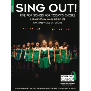 Sing Out! 5 Pop Songs For Today's Choirs - Book 1 (Book/Audio Download)