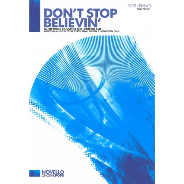 Journey: Don't Stop Believin' (Glee) - SATB/Piano