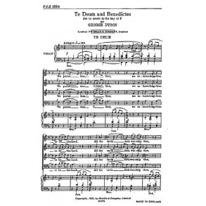 George Dyson: Te Deum And Benedictus In F