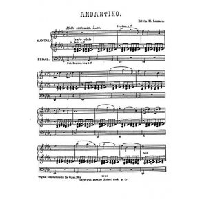 Edwin Lemare: Andantino In Db For Organ