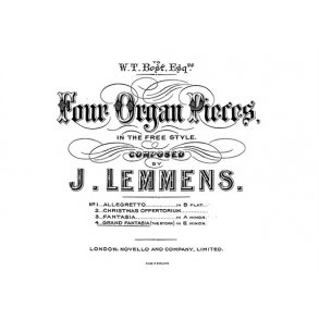 Jaak Nikolaas Lemmens: Grand Fantasia, The Storm In E Minor For Organ