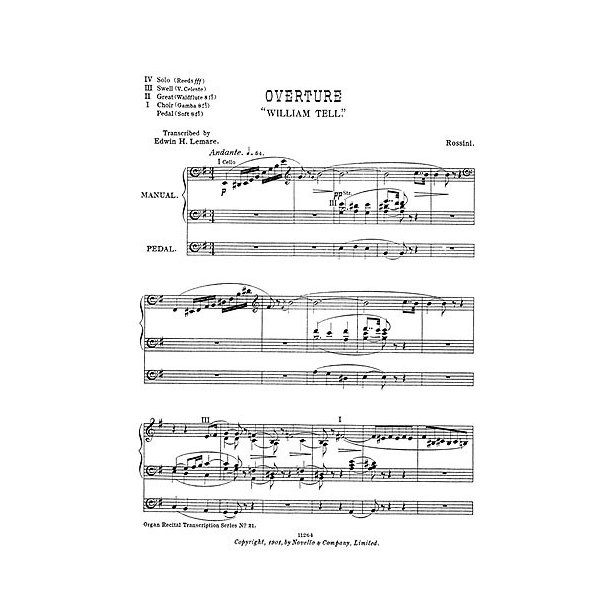 Gioacchino Rossini: William Tell Overture (Organ Solo)