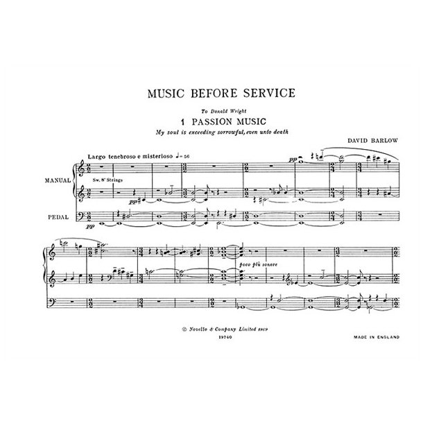 Music Before Service (Organ)
