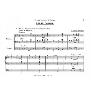 Alfred Hollins: Grand Choeur No.1 For Organ