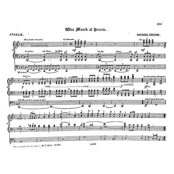 Felix Mendelssohn: War March Of The Priests