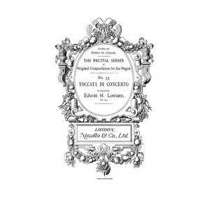 Edwin Lemare: Toccata Di Concerto For Organ