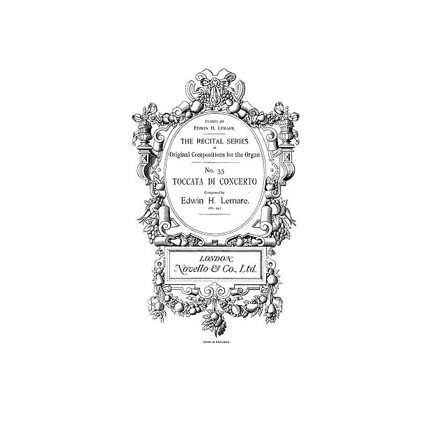 Edwin Lemare: Toccata Di Concerto For Organ
