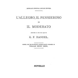 Handel: L'allegro Il Pensieroso Ed Il Moderato