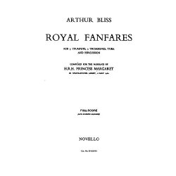 Arthur Bliss: Six Royal Fanfares Brass Ensemble (Score and Parts)