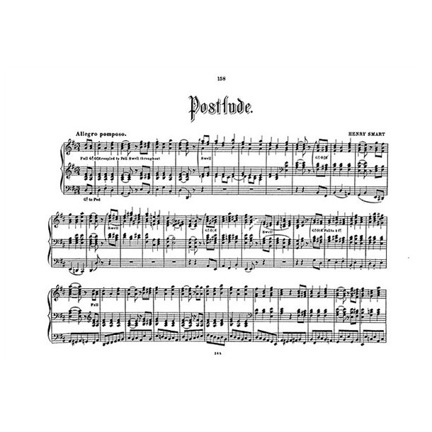 Henry Smart: Postlude In D For Organ