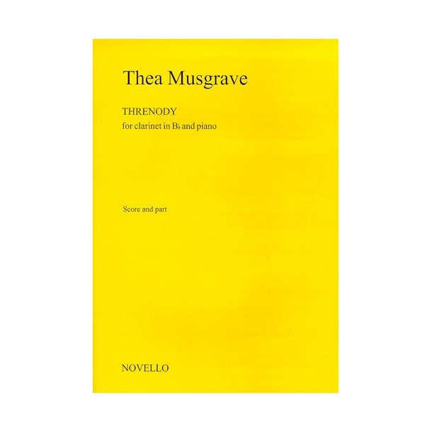 Thea Musgrave: Threnody For Clarinet And Piano