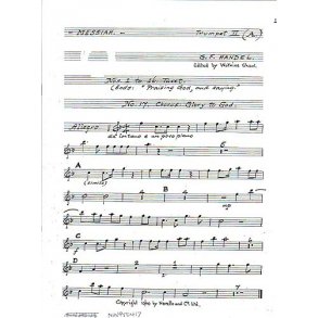 G.F. Handel: Messiah (Watkins Shaw)- 2nd Trumpet In A
