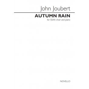 Joubert: Autumn Rain (Vocal Score)