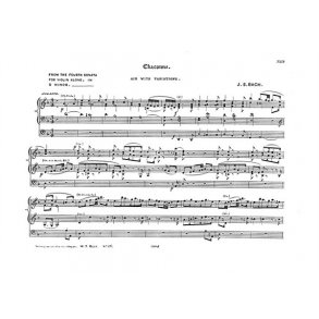 J.S. Bach: Chaconne for Organ (Ed. W.T. Best)