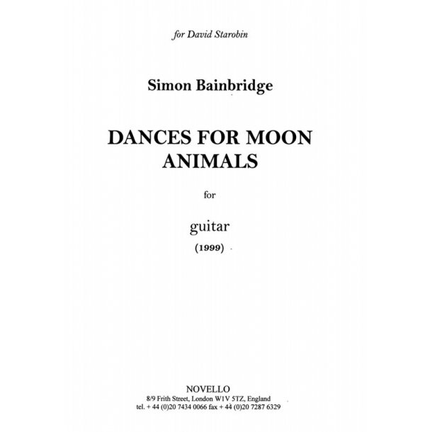 Simon Bainbridge: Dances For Moon Animals