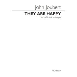 Joubert: They Are Happy Op. 119 for SATB Chorus