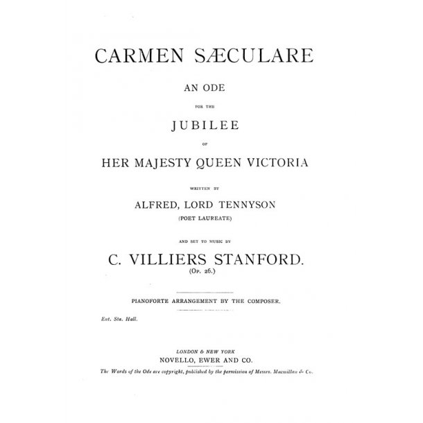 C.V. Stanford: Carmen Saeculare