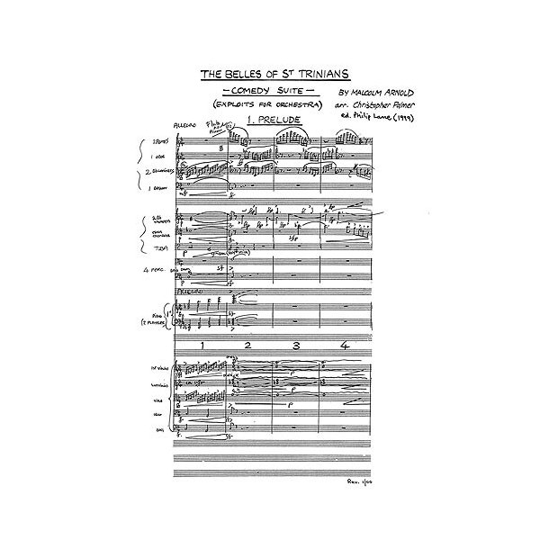 Malcolm Arnold: The Belles Of St.Trinians- Comedy Suite (Full Score)