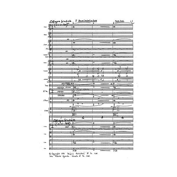 Malcolm Arnold: The Bridge On The River Kwai- Concert Suite (Score)