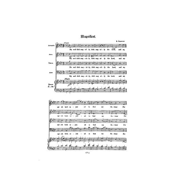 Basil Harwood: Magnificat And Nunc Dimittis In A Flat