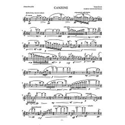 Tristan Keuris: Canzone For Alto Saxophone Solo