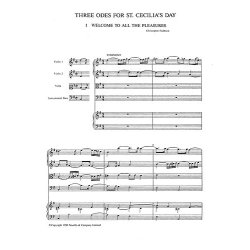 Purcell, H Welcome To All The Pleasures V/S + Strings